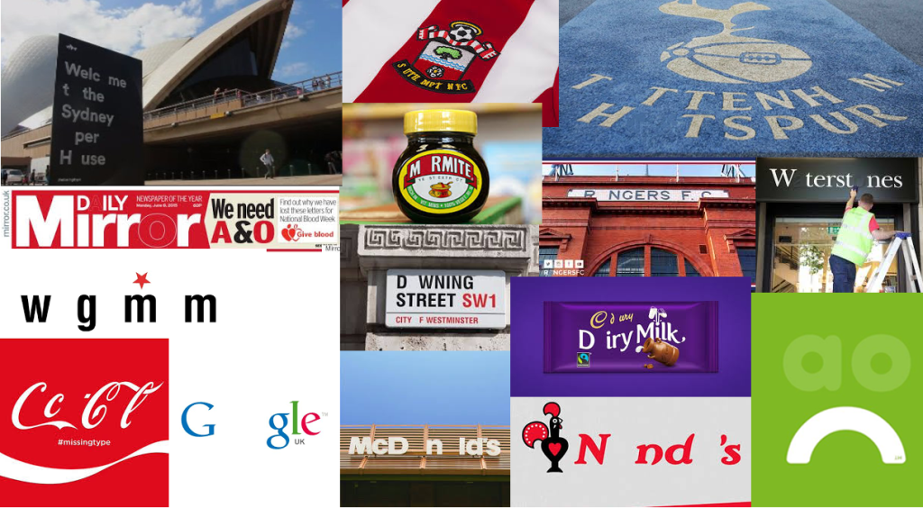 NHS Give Blood – Missing Type&nbsp;Campaign